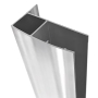 Duchy Pentire Shower Door Extension Profile Chrome (x1)