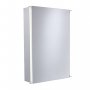Duchy Sleek 1-Door LED Illuminated Mirrored Bathroom Cabinet 650mm H x 487mm W - Glass