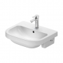 Duravit D-Code Semi-Recessed Basin 550mm Wide - 1 Tap Hole