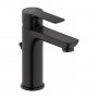 Duravit D-Code Medium Basin Mixer Tap with Pop-Up Waste - Matt Black