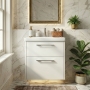 Duravit D-Code 600mm 2-Drawer Wall Hung Vanity Unit