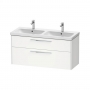Duravit D-Code 1200mm 2-Drawer Wall Hung Vanity Unit