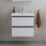 Duravit Durapoint 2-Drawer Wall Hung Vanity Unit with Basin 800mm Wide