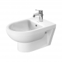 Duravit No.1 Wall Hung Bidet 540mm Projection - 1 Tap Hole