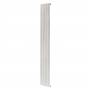 EcoRad Lateral Slimline Single Vertical Radiator 2020mm H x 388mm W (5 Sections) - White