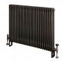 EcoRad Legacy Bare Metal Lacquer 3-Column Radiator 600mm High x 1194mm Wide 26 Sections