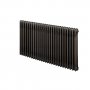 EcoRad Legacy Bare Metal Lacquer 3-Column Radiator 500mm High x 1239mm Wide 27 Sections