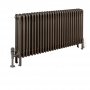 EcoRad Legacy Bare Metal Lacquer 4-Column Radiator 600mm High x 1239mm Wide 27 Sections