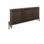 EcoRad Legacy Bare Metal Lacquer 4-Column Radiator 600mm High x 1509mm Wide 33 Sections