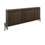 EcoRad Legacy Bare Metal Lacquer 4-Column Radiator 600mm High x 1689mm Wide 37 Sections