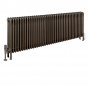 EcoRad Legacy Bare Metal Lacquer 4-Column Radiator 600mm High x 1824mm Wide 40 Sections