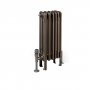 EcoRad Legacy Bare Metal Lacquer 4-Column Radiator 600mm High x 294mm Wide 6 Sections