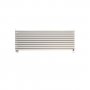 EcoRad Oval Tube Single Horizontal Radiator 600mm High x 1020mm Wide 10 Sections White