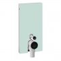 Geberit Monolith Back to Wall Cistern Frame for Floor Standing WC with Fittings 1010mm H - Mint Glass