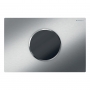 Geberit Sigma10 Battery-Operated Touchless Anti-Vandal Dual Flush Plate - Brushed Steel