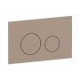 Geberit Sigma40 Round Dual Flush Plate - Brushed Red Gold
