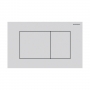 Geberit Sigma40 Square Dual Flush Plate - Matt White