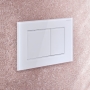 Geberit Sigma40 Square Flush Plate for Dual Flush