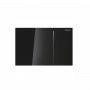 Geberit Sigma 70 Dual Flush Plate for 120mm Concealed Cistern - Black Glass