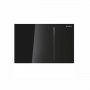 Geberit Sigma 70 Dual Flush Plate for 80mm Concealed Cistern - Black Glass