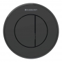 Geberit Type 10 Pneumatic Dual Flush Plate for Concealed Cistern - Matt Black