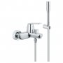 Grohe Eurosmart Cosmo Bath Shower Mixer Tap with Kit Wall Mounted - Chrome