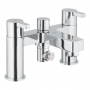Grohe Lineare Bath Shower Mixer Tap Pillar Mounted - Chrome