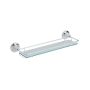 Heritage Clifton Gallery Glass Shelf - Chrome