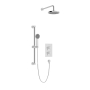 Heritage Dartmouth Dual Concealed Shower with Fixed Head + Shower Kit - Chrome
