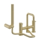 Heritage Dartmouth Bath Shower Mixer Tap - Brushed Brass