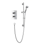Heritage Dawlish Dual Concealed Mixer Shower with Shower Kit - Chrome