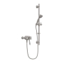 Heritage Dawlish Exposed Mixer Shower with Shower Kit - Brushed Nickel