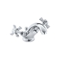 Heritage Dawlish Basin Mixer Tap with Pop up Waste - Chrome