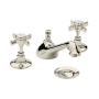 Heritage Dawlish 3-Hole Basin Mixer Tap with Pop up Waste - Vintage Gold