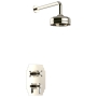 Heritage Glastonbury Dual Concealed Mixer Shower with Fixed Head - Vintage Gold
