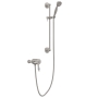 Heritage Glastonbury Exposed Mixer Shower with Shower Kit - Brushed Nickel