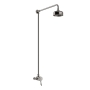 Heritage Glastonbury Exposed Mixer Shower with  Premium Fixed Riser Kit - Brushed Nickel