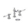Heritage Glastonbury 3-Hole Swivel Spout Basin Mixer Tap with Pop Up Waste - Chrome