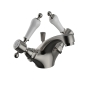 Heritage Glastonbury Basin Mixer Tap with Pop Up Waste - Brushed Nickel