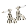 Heritage Glastonbury Bath Taps Pair - Vintage Gold