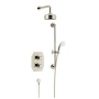 Heritage Hartlebury Dual Concealed Mixer Shower with Shower Kit + Fixed Head - Vintage Gold