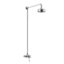 Heritage Hartlebury Exposed Mixer Shower with  Premium Fixed Riser Kit - Chrome