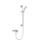 Heritage Hartlebury Exposed Mixer Shower with Shower Kit - Chrome