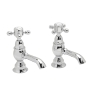 Heritage Hartlebury Basin Taps Pair - Chrome