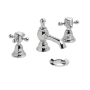 Heritage Hartlebury 3-Hole Basin Mixer Tap with Pop Up Waste - Chrome