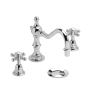 Heritage Hartlebury 3-Hole Swivel Spout Basin Mixer Tap with Pop Up Waste - Chrome