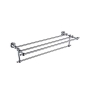 Heritage Holborn Double Towel Shelf - Chrome