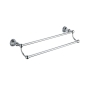 Heritage Holborn Double Towel Bar - Chrome