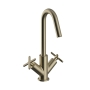 Heritage Salcombe Basin Mixer Tap - Brushed Brass