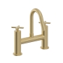 Heritage Salcombe Bath Filler Tap - Brushed Brass